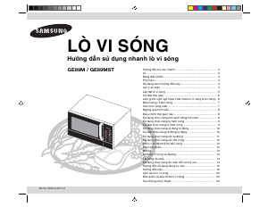 Hướng dẫn sử dụng Samsung GE89MST Lò vi sóng