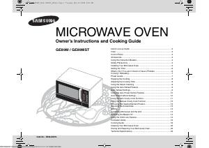 Manual Samsung GE89MST-P Microwave