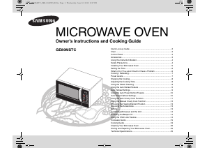 Manual Samsung GE89MSTC Microwave