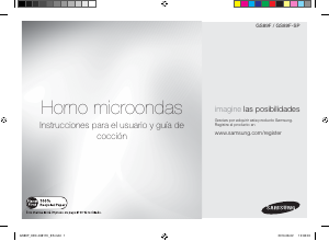 Manual de uso Samsung GS89F-1S Microondas