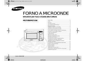 Manuale Samsung M1713N Microonde