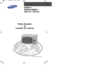 Mode d’emploi Samsung M1714 Micro-onde