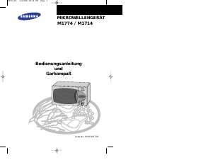Bedienungsanleitung Samsung M1714 Mikrowelle
