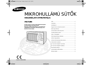 Használati útmutató Samsung M1719N Mikrohullámú sütő