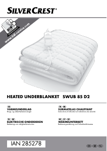 Handleiding SilverCrest SWUB 85 D2 Elektrische deken