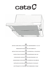 Руководство Cata TFH 6430 GBK Кухонная вытяжка