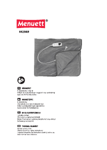 Manual Menuett 882-049 Electric Blanket