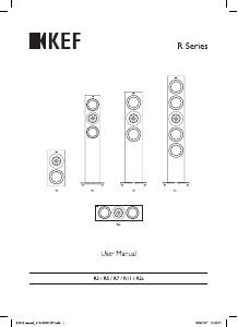 كتيب KEF R2c مكبر الصوت