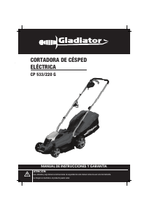 Manual de uso Gladiator CP 533/220 G Cortacésped