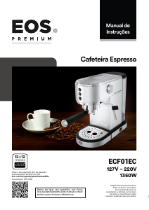 Manual EOS ECF01EC Máquina de café expresso