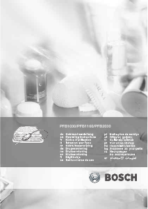 Manual de uso Bosch PFB2030 Manta eléctrica