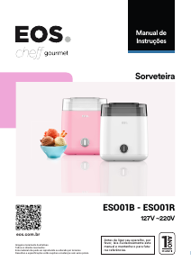 Manual EOS ESO01B Máquina de gelado
