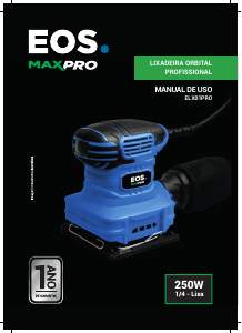 Manual EOS ELX01PRO Lixadeira vibratória