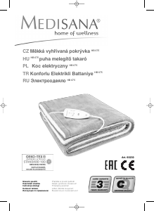Kullanım kılavuzu Medisana HB 675 Elektrikli battaniye