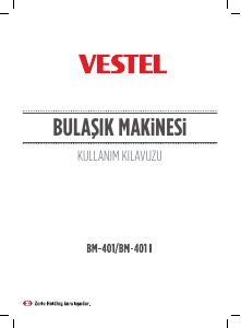 Kullanım kılavuzu Vestel BM-401 I Bulaşık makinesi