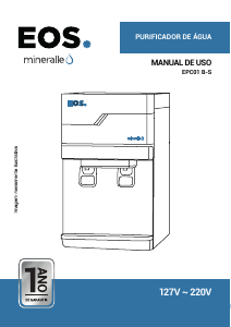 Manual EOS EPC01 B-S Bebedouro de Água