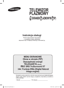 Instrukcja Samsung PS-42Q91H Telewizor plazmowy