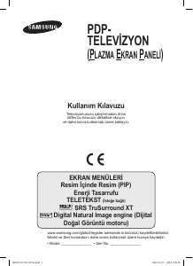 Kullanım kılavuzu Samsung PS-42Q91H Plazma televizyon
