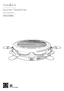 Manual Nedis FCRA210FBK6 Raclette Grill