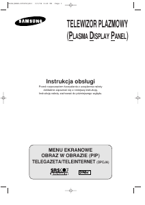 Instrukcja Samsung PS-42S4S Telewizor plazmowy