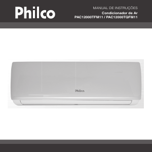 Manual Philco PAC12000TFM11 Ar condicionado