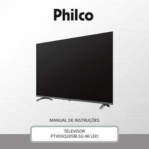 Manual Philco PTV65Q20SBLSG Televisor LED