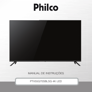 Manual Philco PTV55G70SBLSG Televisor LED