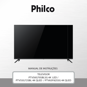 Manual Philco PTV55G72SBL Televisor LED