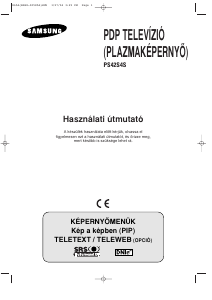 Használati útmutató Samsung PS-42S4S Plazmatelevízió