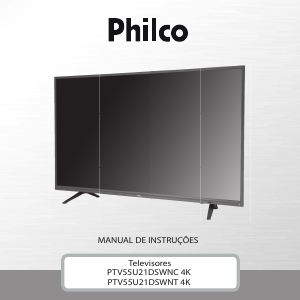 Manual Philco PTV55U21DSWNT Televisor LED