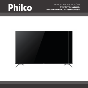 Manual Philco PTV75K90AGIB Televisor LED