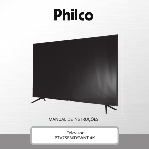 Manual Philco PTV75E30DSWNT Televisor LED