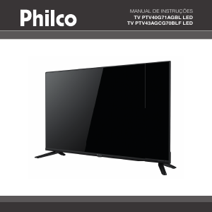 Manual Philco PTV40G71AGBL Televisor LED
