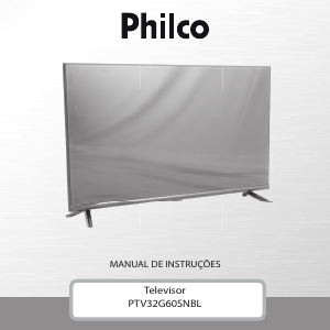 Manual Philco PTV32G60SNBL Televisor LED