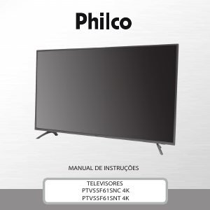 Manual Philco PTV55F61SNC Televisor LED