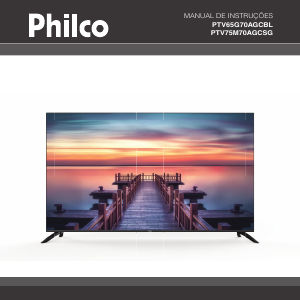 Manual Philco PTV75M70AGCSG Televisor LED