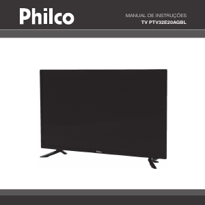 Manual Philco PTV32E20AGBL Televisor LED