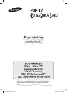 Brugsanvisning Samsung PS-50C62H Plasma TV