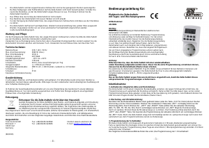 Bedienungsanleitung TS Electronic 45-19801 Zeitschaltuhr