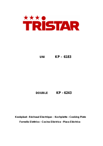 Handleiding Tristar KP-6183 Kookplaat