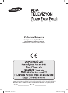 Kullanım kılavuzu Samsung PS-50C62H Plazma televizyon
