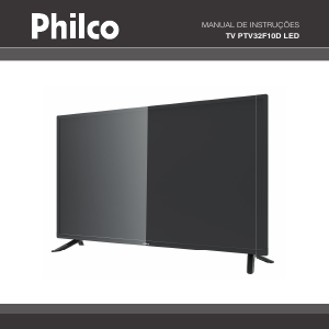 Manual Philco PTV32F10D Televisor LED