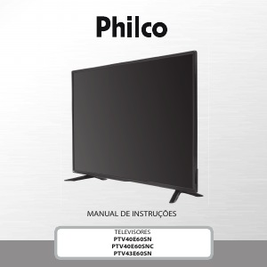 Manual Philco PTV40E60SNC Televisor LED