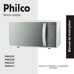 Manual Philco PMO21B Micro-onda