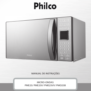 Manual Philco PMO25B Micro-onda