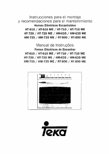 Manual de uso Teka HM 735 ME Horno