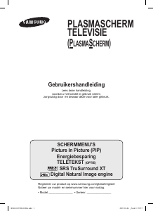 Handleiding Samsung PS-50P96FD Plasma televisie