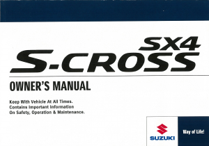 Manual Suzuki SX4 S-Cross (2013)