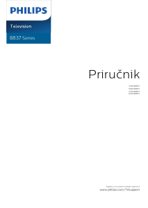 Priručnik Philips 65PUS8837 LED televizor