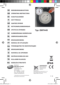 Handleiding REV EMT449 Schakelklok